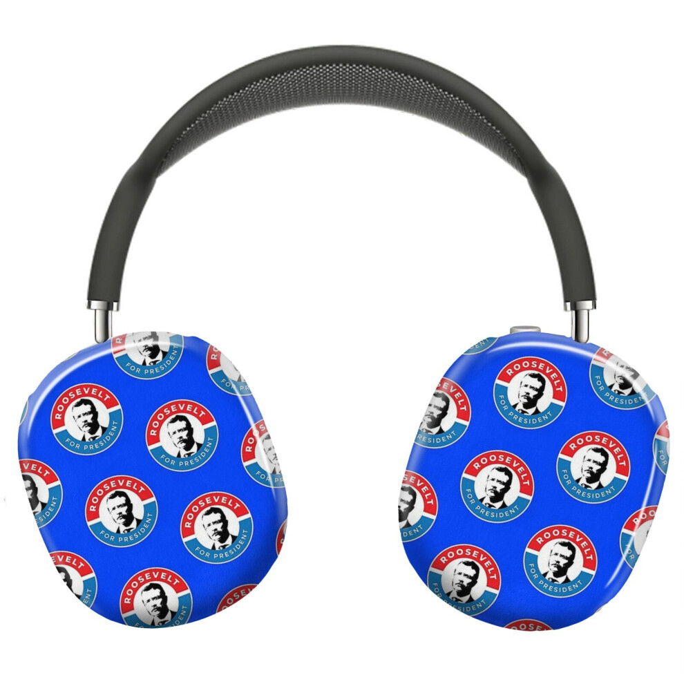 (Teddy Roosevelt For President_9080) Protective Cover For Airpods Max Headphones Aesthetic Print Snap On Cases 8841579107651