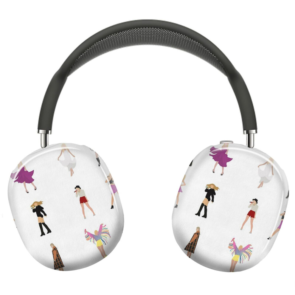 (Taylor Swift Eras Evolution_7754) Protective Cover For Airpods Max Headphones Aesthetic Print Snap On Cases 8841579107934