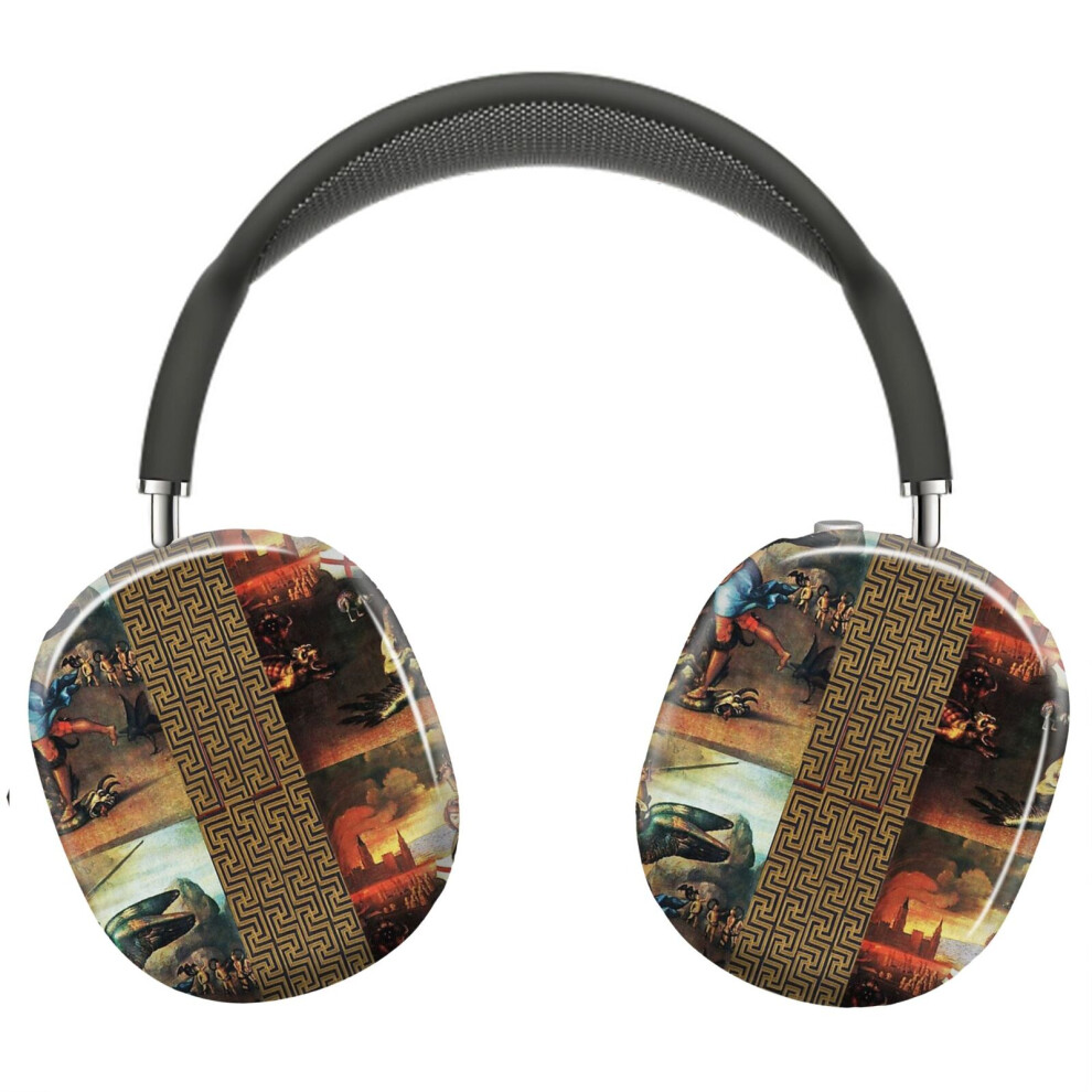 (St. Michael Archangel And Dragon_7071) Protective Cover For Airpods Max Headphones Aesthetic Print Snap On Cases 8841579111382