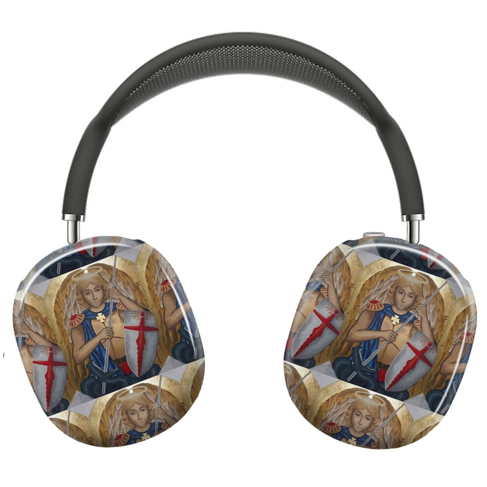 (St Michael The Archangel_9554) Protective Cover For Airpods Max Headphones Aesthetic Print Snap On Cases 8841579111504
