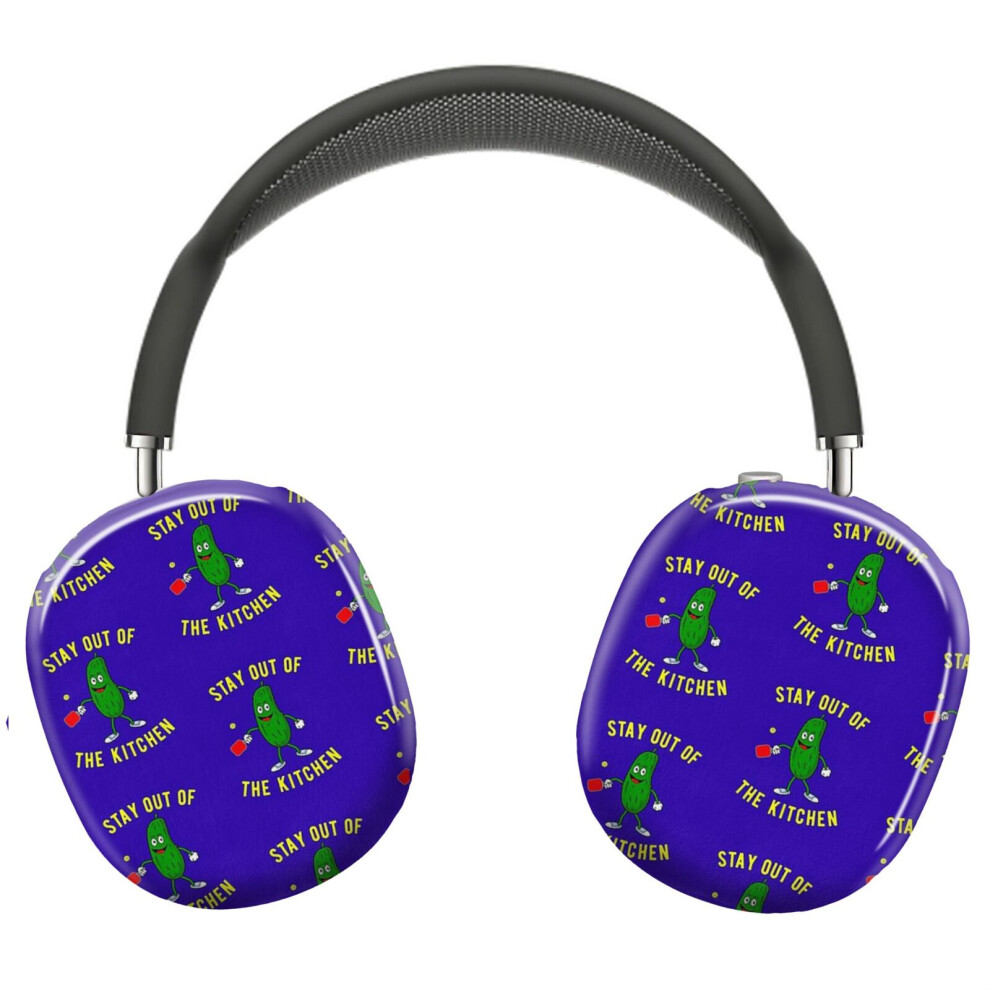 (Stay Out Of The Kitchen Funny Pickleball Dink Graphic Gift_2902) Protective Cover For Airpods Max Headphones Aesthetic Print Snap On Cases 8841579110798