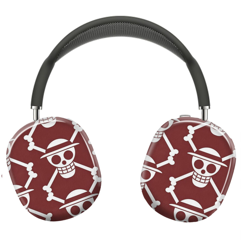 (Staw Hat Pirates Jolly Roger_14365) Protective Cover For Airpods Max Headphones Aesthetic Print Snap On Cases 8841579110828
