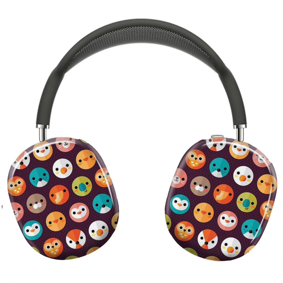 (Smiley Faces_9610) Protective Cover For Airpods Max Headphones Aesthetic Print Snap On Cases 8841579113706