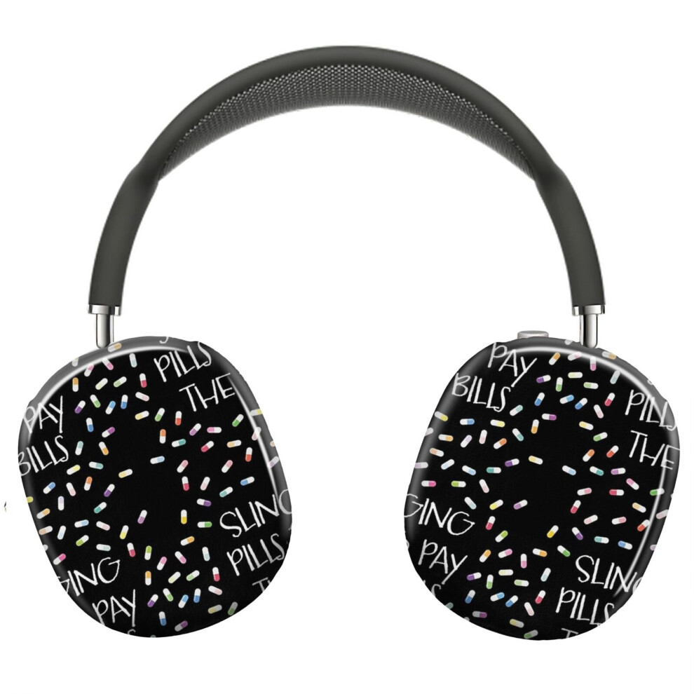 (Slinging Pills To Pay The Bills 2_4214) Protective Cover For Airpods Max Headphones Aesthetic Print Snap On Cases 8841579113980