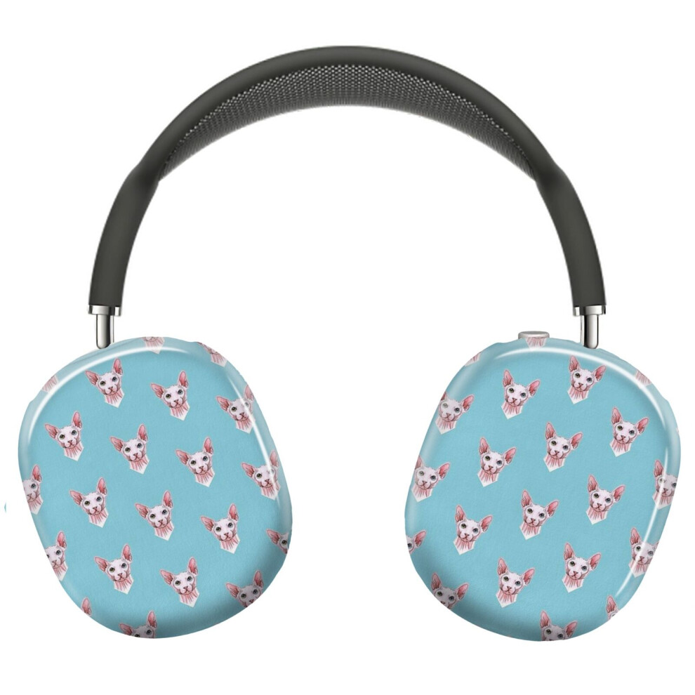 (Sphynx Cat Portrait_4241) Protective Cover For Airpods Max Headphones Aesthetic Print Snap On Cases 8841579112730