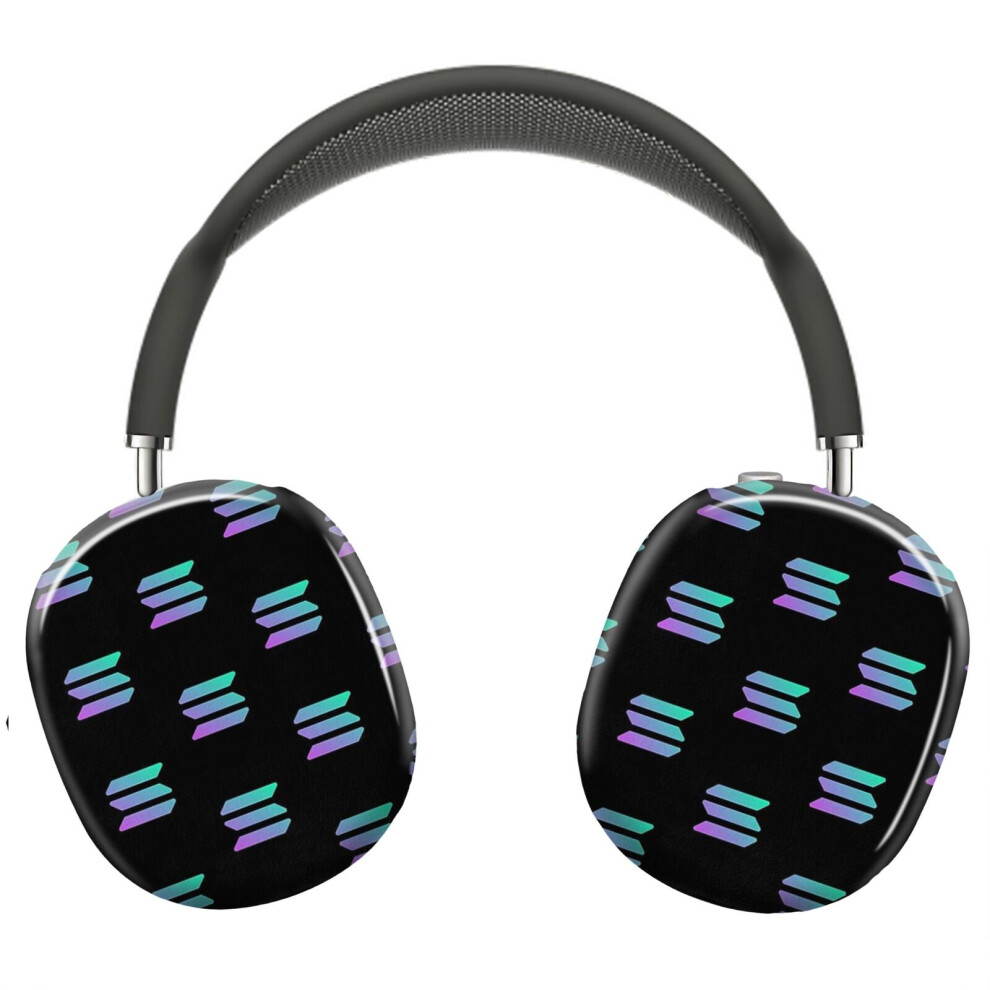 (Solana Cryptocurrency - Solana Sol_9262) Protective Cover For Airpods Max Headphones Aesthetic Print Snap On Cases 8841579112976