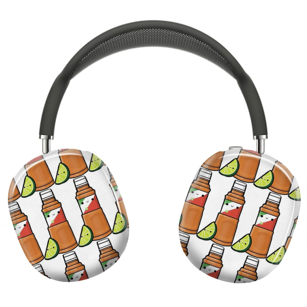 (Spice Lime _7666) Protective Cover For Airpods Max Headphones Aesthetic Print Snap On Cases 8841579112716