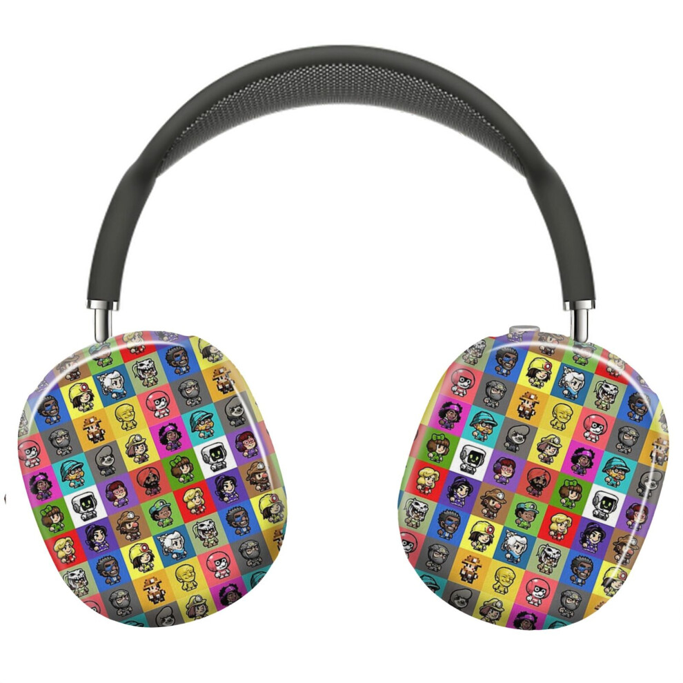 (Spelunky 2 Player Characters Pattern_5903) Protective Cover For Airpods Max Headphones Aesthetic Print Snap On Cases 8841579112761