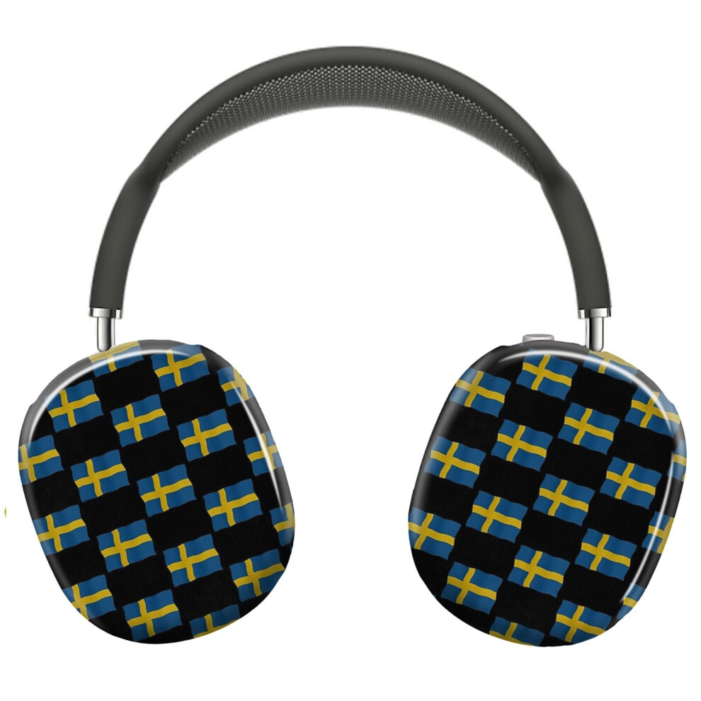 (Swedish Flag_9351) Protective Cover For Airpods Max Headphones Aesthetic Print Snap On Cases 8841579108696