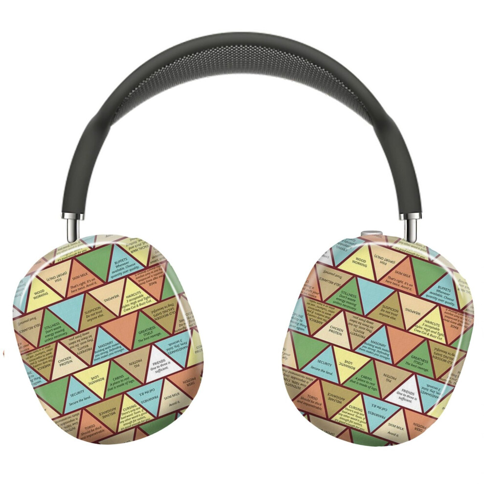 (Swanson Pyramid Of Greatness_7704) Protective Cover For Airpods Max Headphones Aesthetic Print Snap On Cases 8841579108757