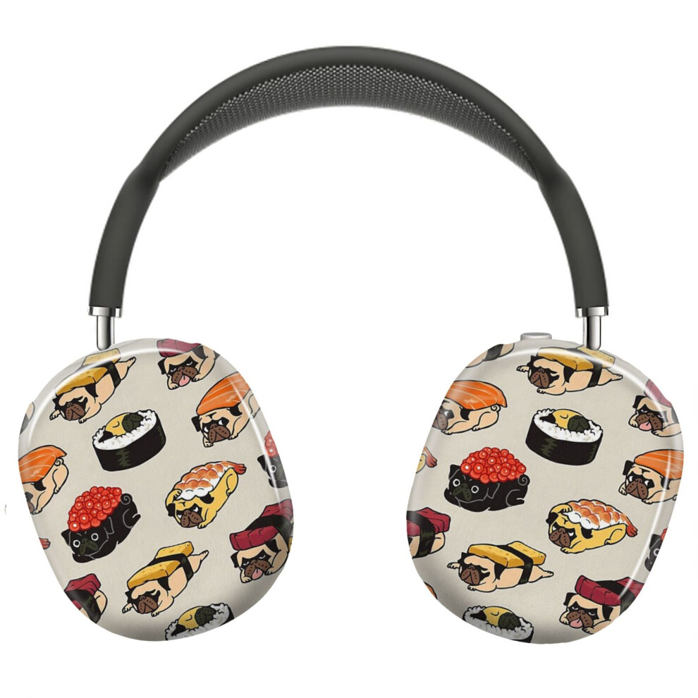 (Sushi Pug_4963) Protective Cover For Airpods Max Headphones Aesthetic Print Snap On Cases 8841579108849