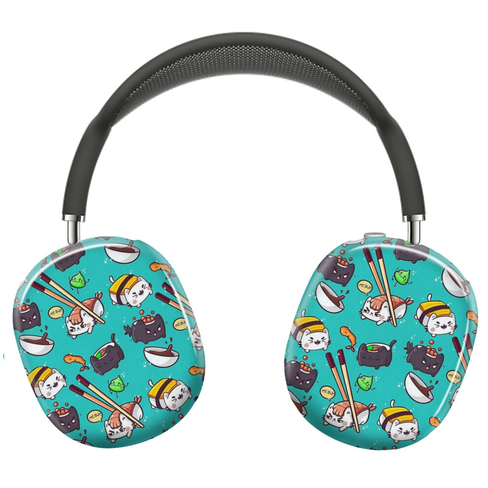 (Sushi Cats_4610) Protective Cover For Airpods Max Headphones Aesthetic Print Snap On Cases 8841579109006