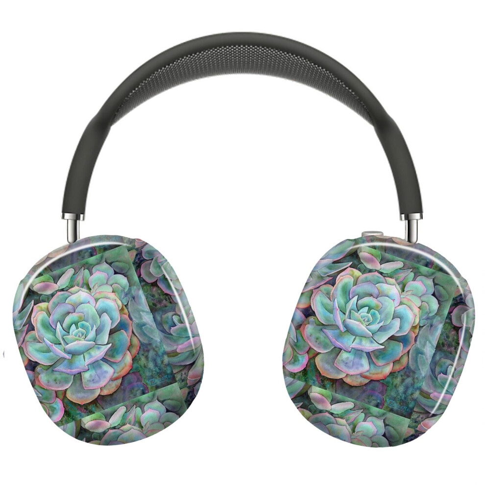 (Succulents Ii_4886) Protective Cover For Airpods Max Headphones Aesthetic Print Snap On Cases 8841579109631