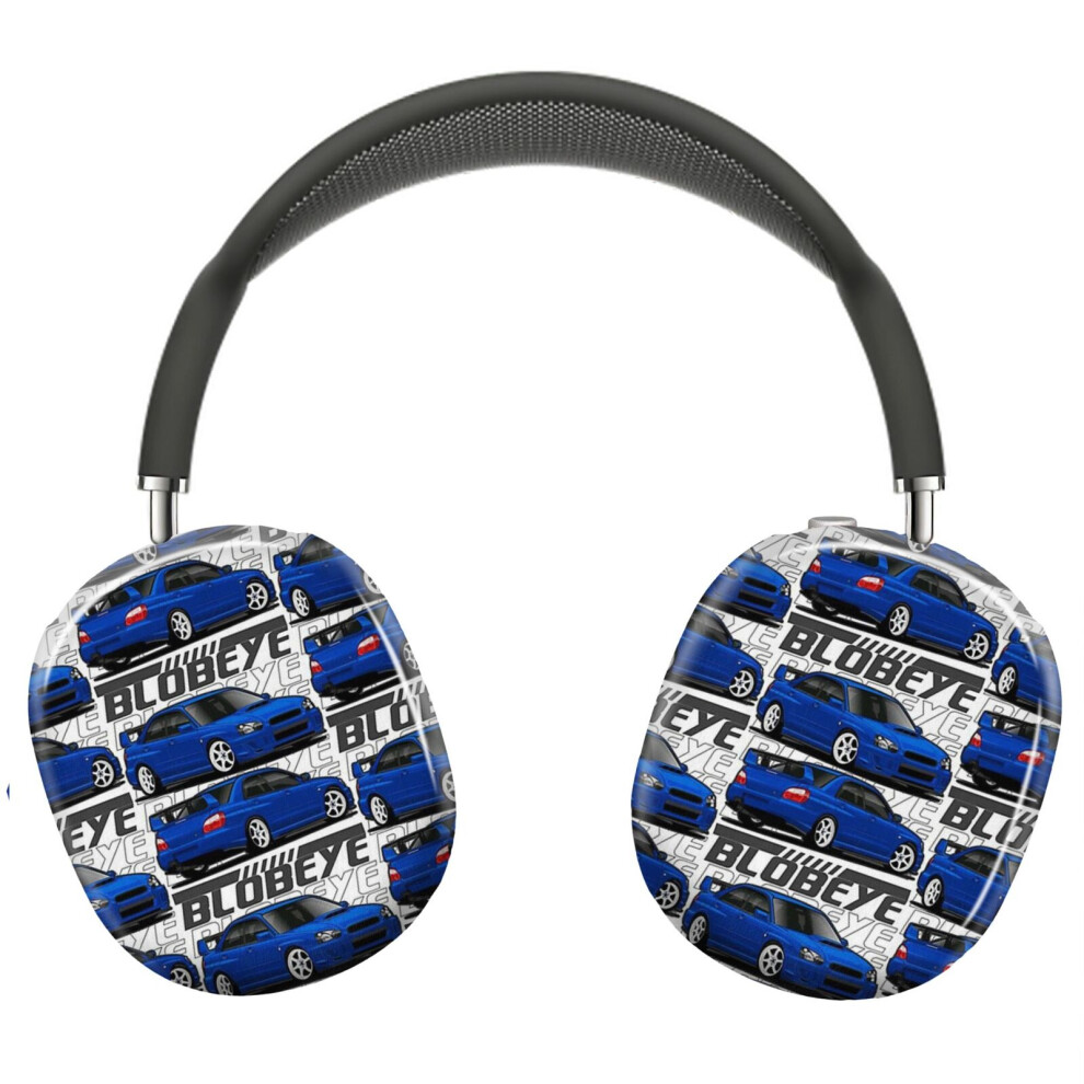 (Subie Wrx Blue_10356) Protective Cover For Airpods Max Headphones Aesthetic Print Snap On Cases 8841579109761