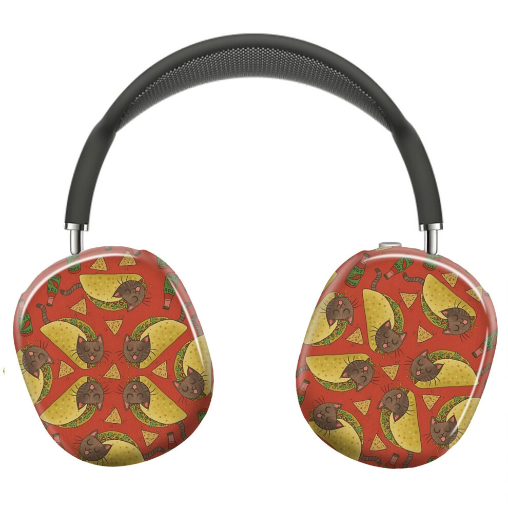 (Taco Cats_8021) Protective Cover For Airpods Max Headphones Aesthetic Print Snap On Cases 8841579108375