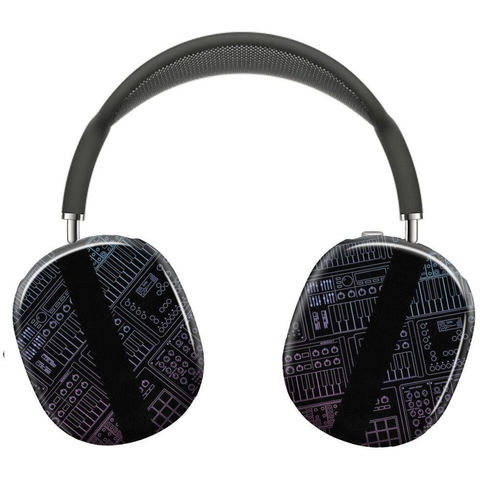 (Synthesizer For Dj And Electronic Musician _9812) Protective Cover For Airpods Max Headphones Aesthetic Print Snap On Cases 8841579108467