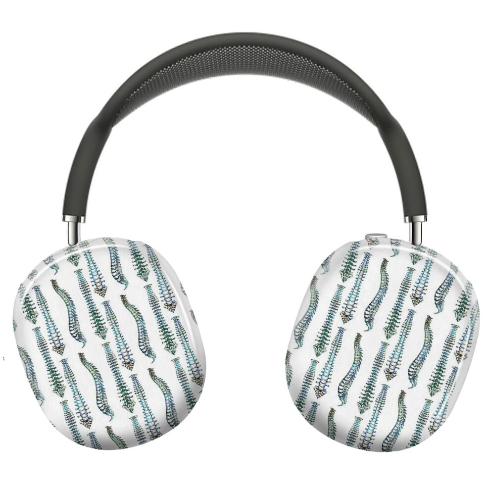 (Spine Front, Back, And Sideview Anatomy_7143) Protective Cover For Airpods Max Headphones Aesthetic Print Snap On Cases 8841579112020