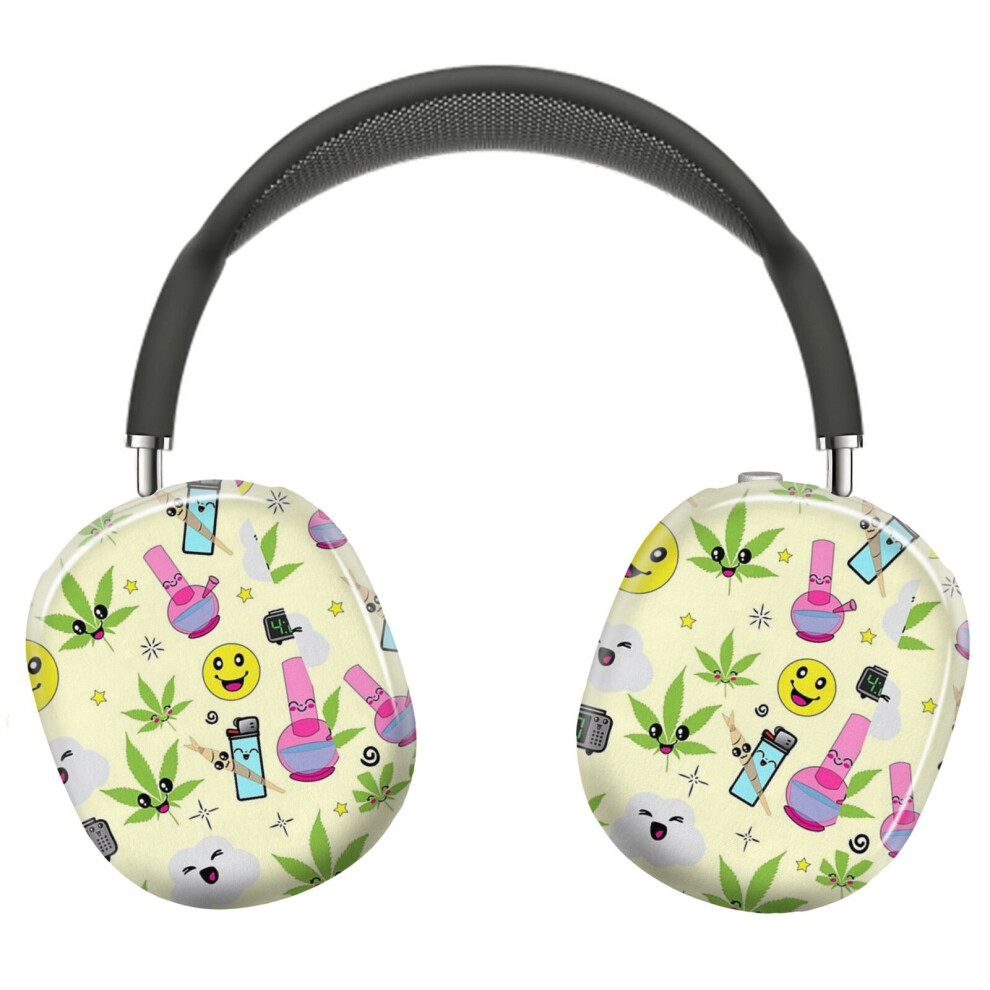 (Super Awesome Cute Stoner Weed Stuff_22516) Protective Cover For Airpods Max Headphones Aesthetic Print Snap On Cases 8841579109303