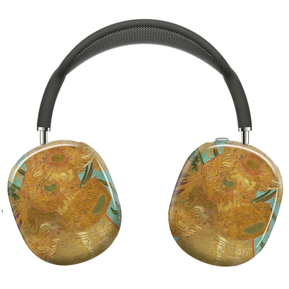 (Sunflowers (Vincent Van Gogh)_10830) Protective Cover For Airpods Max Headphones Aesthetic Print Snap On Cases 8841579109365