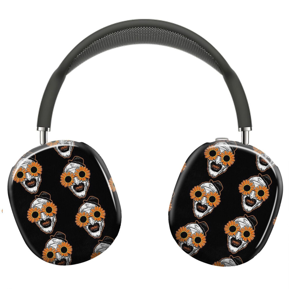 (Sunflower Sunglasses Horror Clown Movie Art Terrifier 2_7349) Protective Cover For Airpods Max Headphones Aesthetic Print Snap On Cases 8841579109389