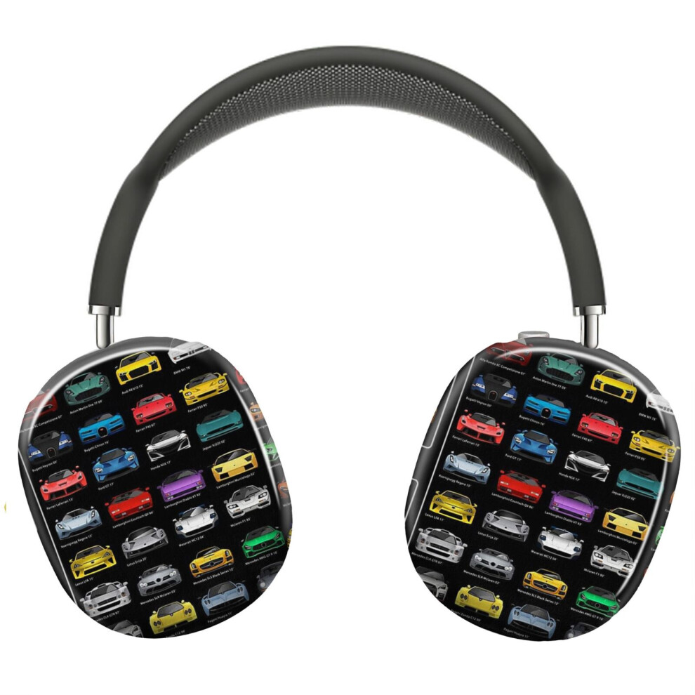 Photos - Portable Audio Accessories 7506) Protective Cover for AirPods Max Headphones Aesthetic Print Snap On Cases(Super Cars (B)