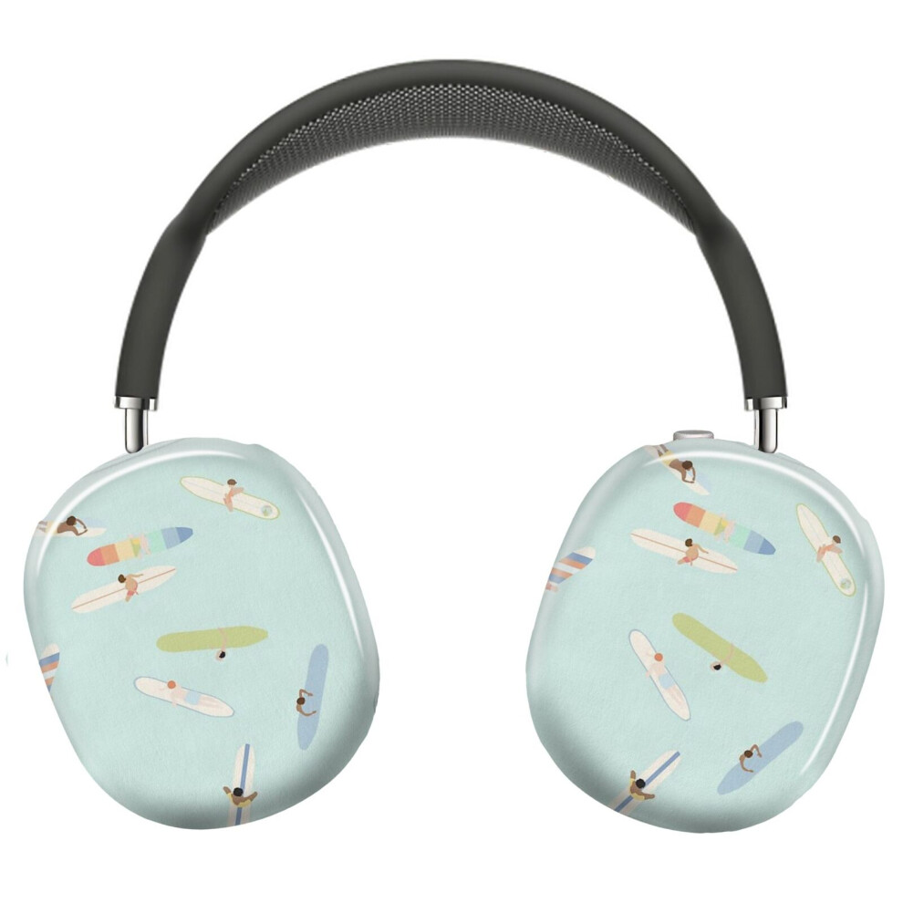 (Surfs Up Gentlemen_11553) Protective Cover For Airpods Max Headphones Aesthetic Print Snap On Cases 8841579109068
