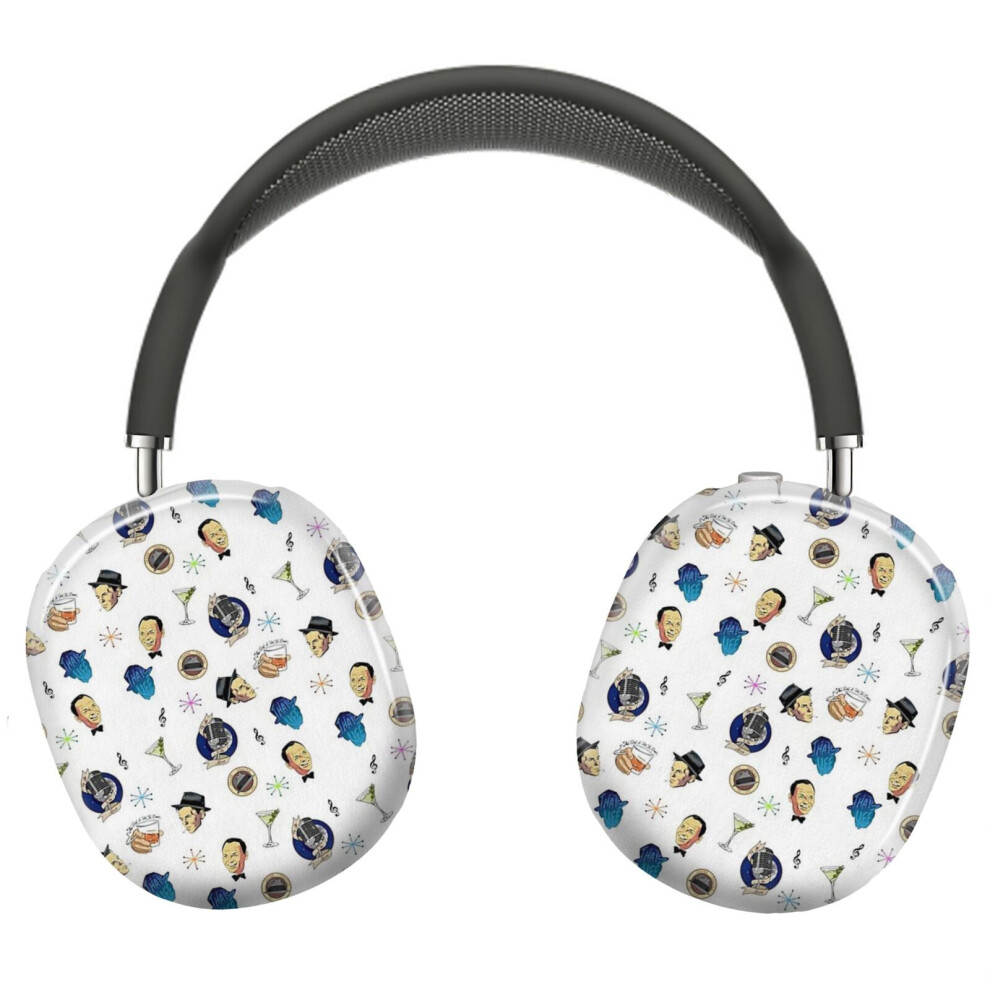 (Sinatra_6086) Protective Cover For Airpods Max Headphones Aesthetic Print Snap On Cases 8841579114833