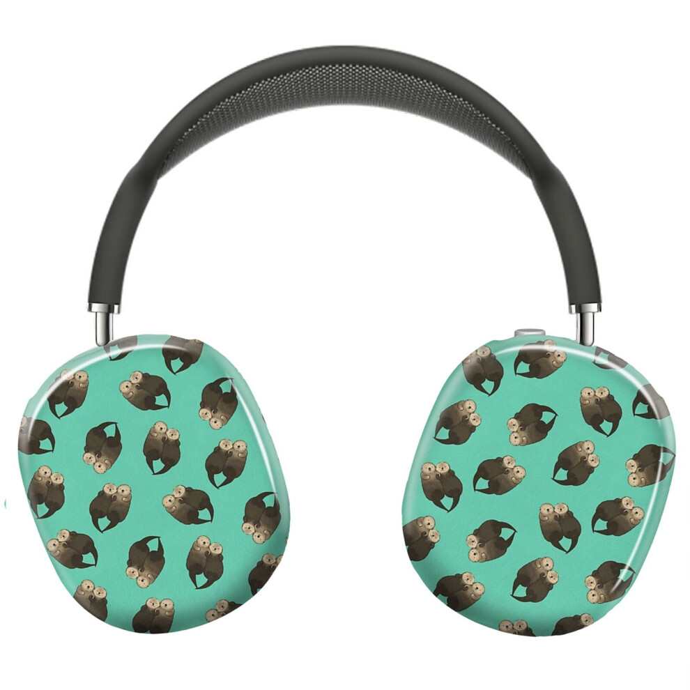 (Significant Otters - Otters Holding Hands_22299) Protective Cover For Airpods Max Headphones Aesthetic Print Snap On Cases 8841579115090