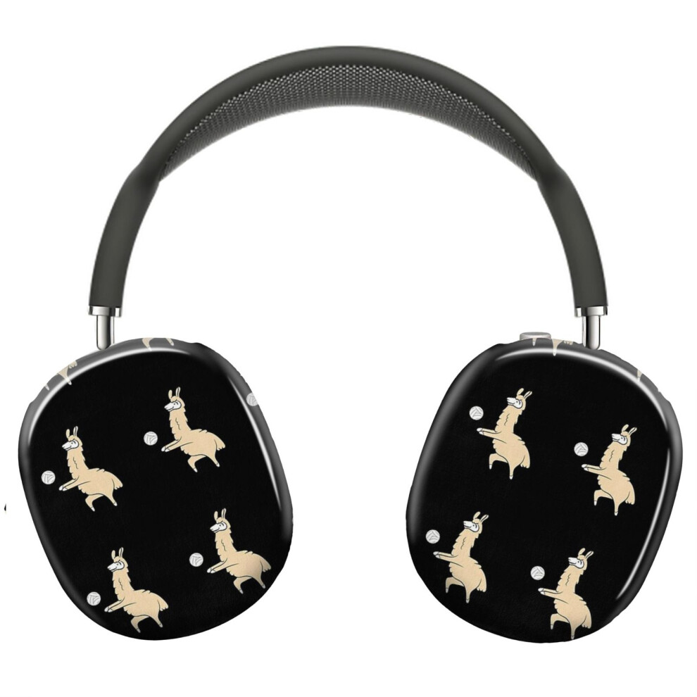 (Volleyball - Lama Plays Volleyball_9317) Protective Cover For Airpods Max Headphones Aesthetic Print Snap On Cases 8841579117605