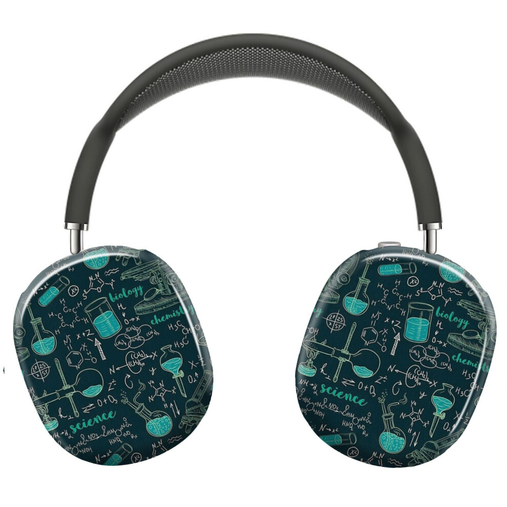 (Vintage Seamless Pattern Old Chemistry Laboratory With Microscope, Tubes And Formulas._4751) Protective Cover For Airpods Max Headphones Aesthetic Pr 8841579117247
