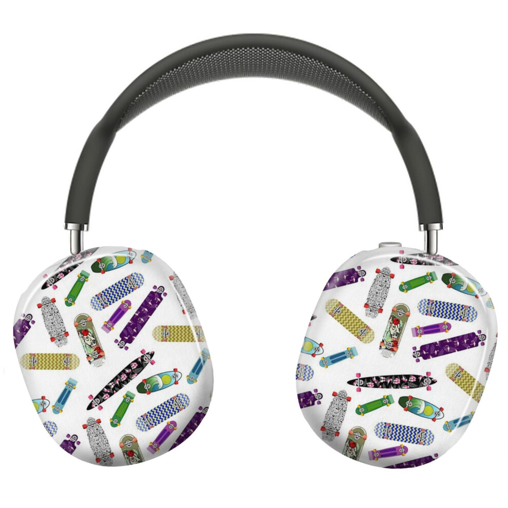 (Skateboard Pattern_8897) Protective Cover For Airpods Max Headphones Aesthetic Print Snap On Cases 8841579114536