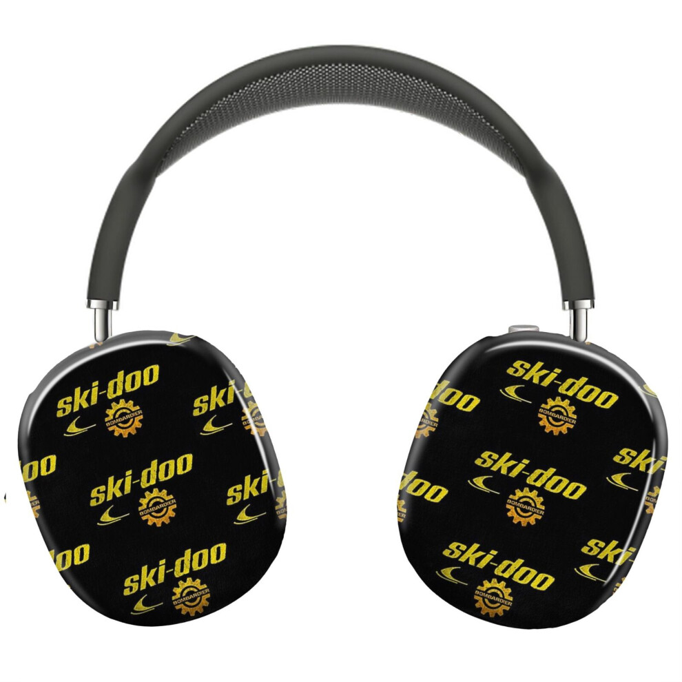 (Ski Doo Vintage Snowmobiles_3953) Protective Cover For Airpods Max Headphones Aesthetic Print Snap On Cases 8841579114420