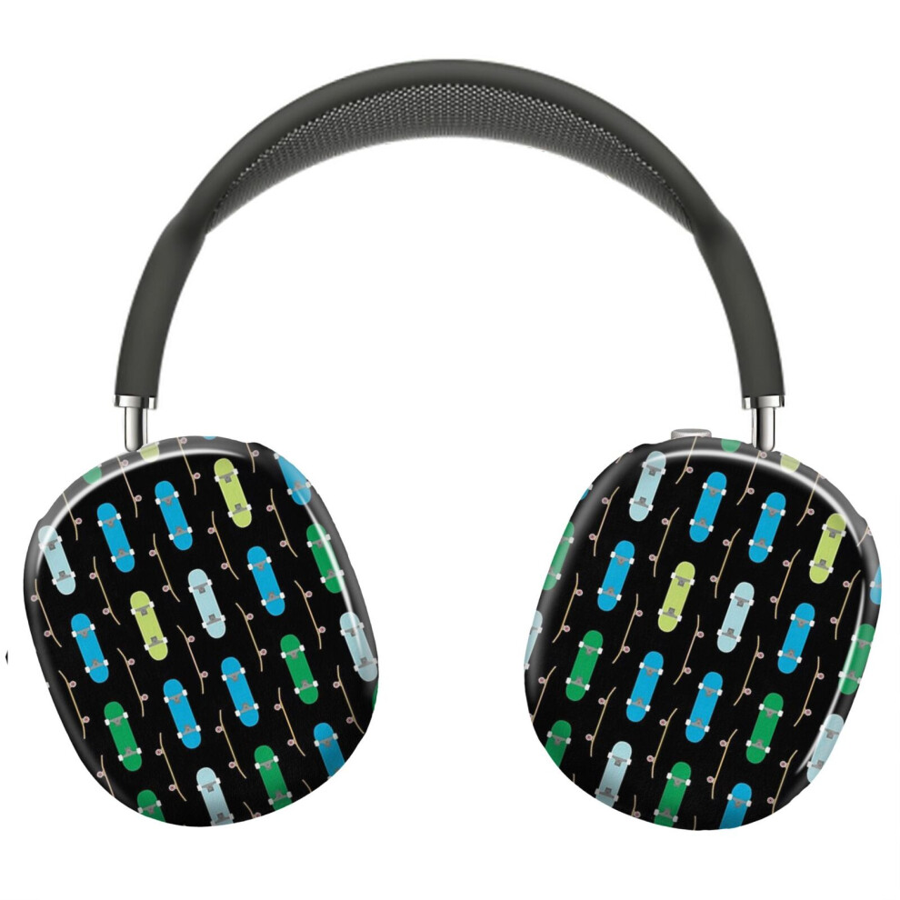 (Skateboard Pattern_7225) Protective Cover For Airpods Max Headphones Aesthetic Print Snap On Cases 8841579114550
