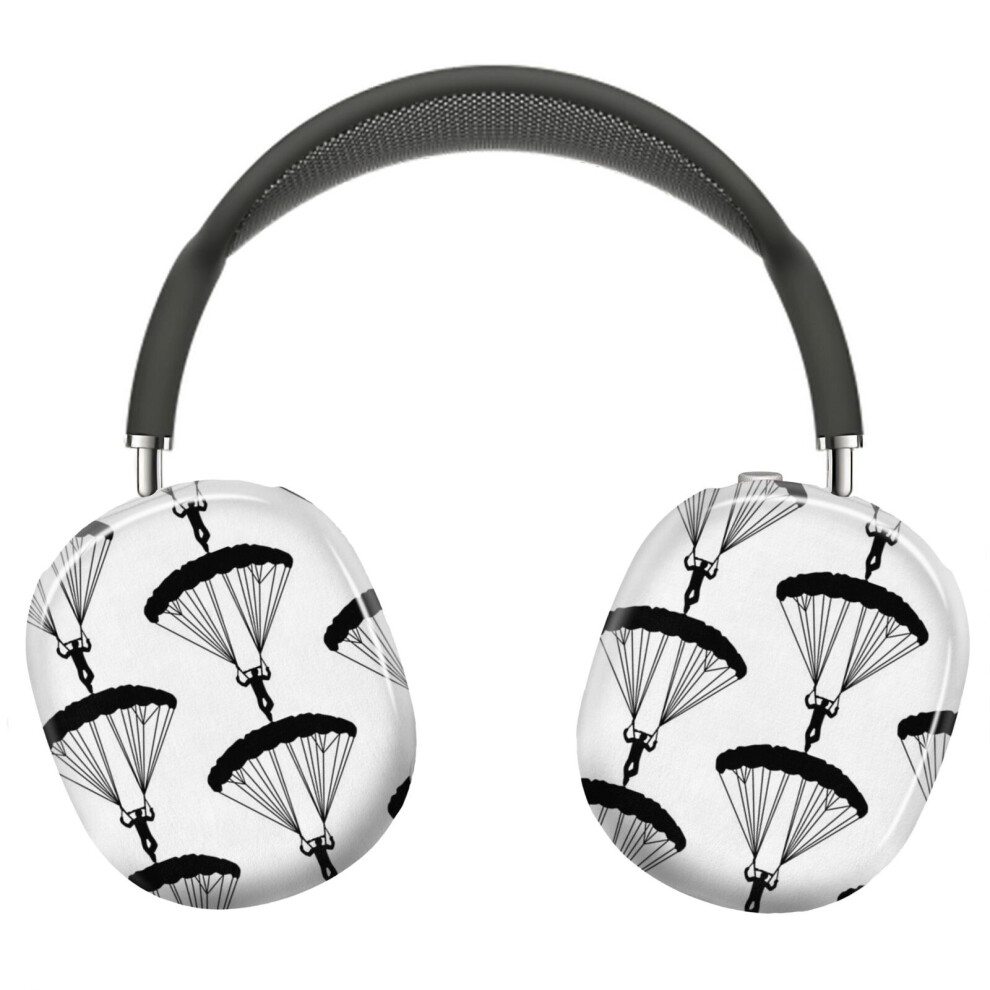 (Skydiver Silhouette_15239) Protective Cover For Airpods Max Headphones Aesthetic Print Snap On Cases 8841579114260