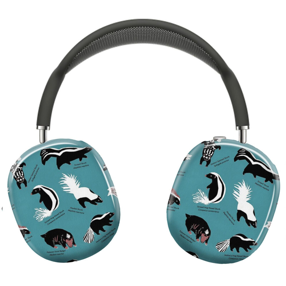 (Skunks Of The World Species Of Family Mephitidae_14210) Protective Cover For Airpods Max Headphones Aesthetic Print Snap On Cases 8841579114284