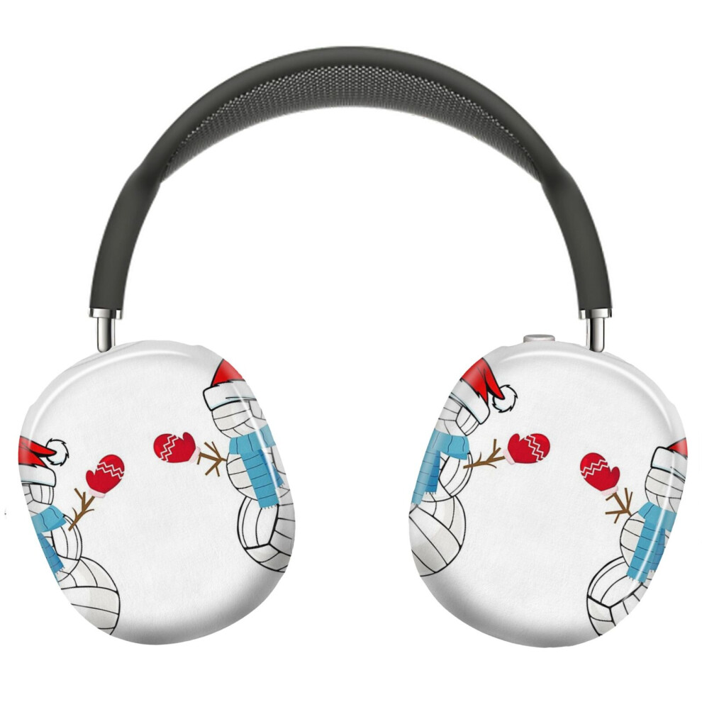 (Volleyball Snowman Funny Christmas Holiday Gift_7551) Protective Cover For Airpods Max Headphones Aesthetic Print Snap On Cases 8841579117742