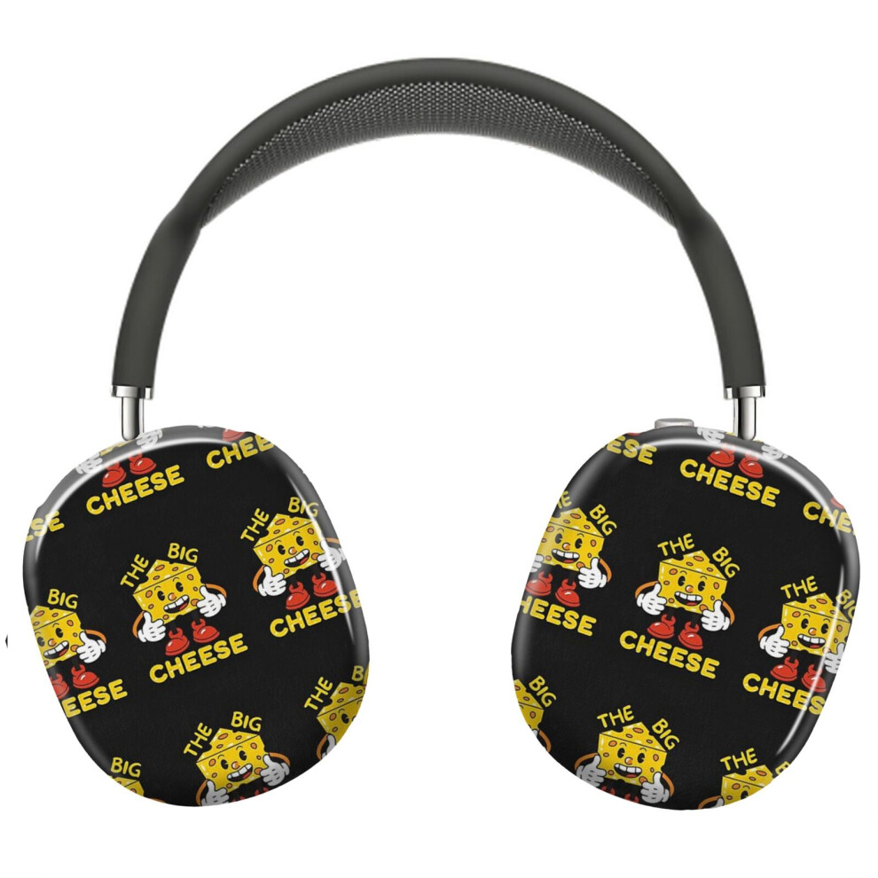(The Big Cheese_12824) Protective Cover For Airpods Max Headphones Aesthetic Print Snap On Cases 8841579106807
