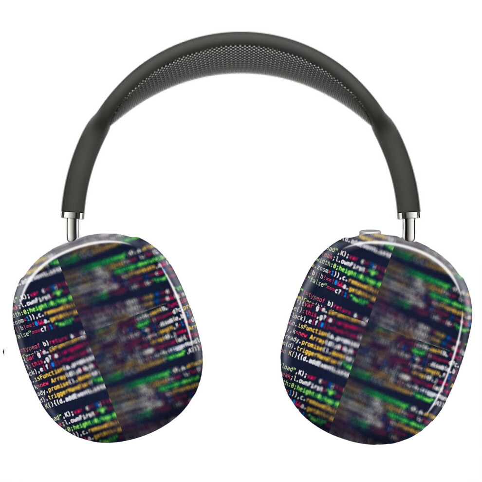 (The Beauty Of Code_9763) Protective Cover For Airpods Max Headphones Aesthetic Print Snap On Cases 8841579106814
