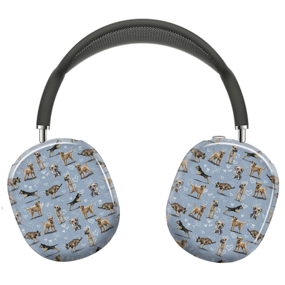 (The Border Terrier_5730) Protective Cover For Airpods Max Headphones Aesthetic Print Snap On Cases 8841579106678