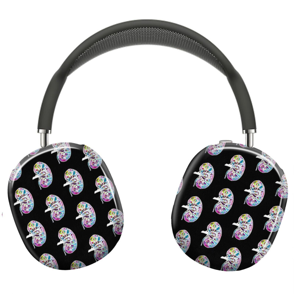 (Watercolor Funfetti Kidney ( Pattern)_6887) Protective Cover For Airpods Max Headphones Aesthetic Print Snap On Cases Dark 8841579118787