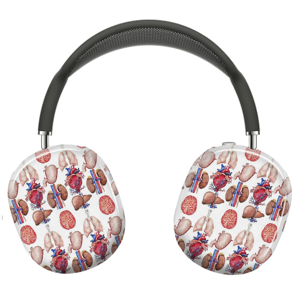 (Watercolor Anatomy Collection_4768) Protective Cover For Airpods Max Headphones Aesthetic Print Snap On Cases 8841579118800