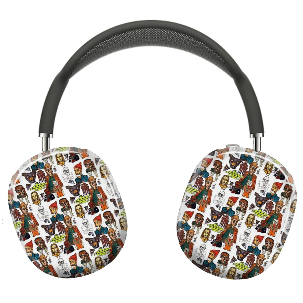 (Wes Anderson_8690) Protective Cover For Airpods Max Headphones Aesthetic Print Snap On Cases 8841579119104