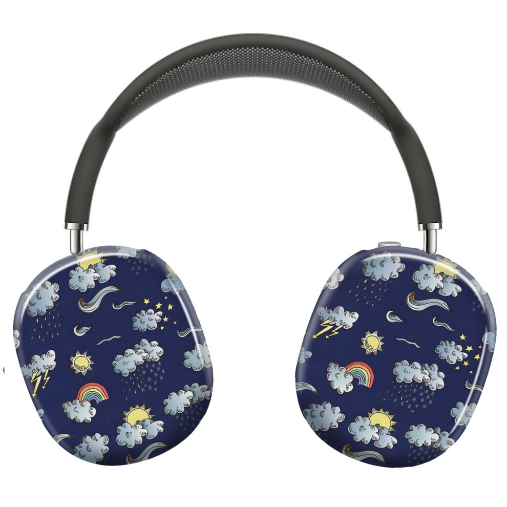 (Weather Symbols_11405) Protective Cover for AirPods Max Headphones Aesthetic Print Snap On Cases-image-OPC-PFGKDFC-NEW