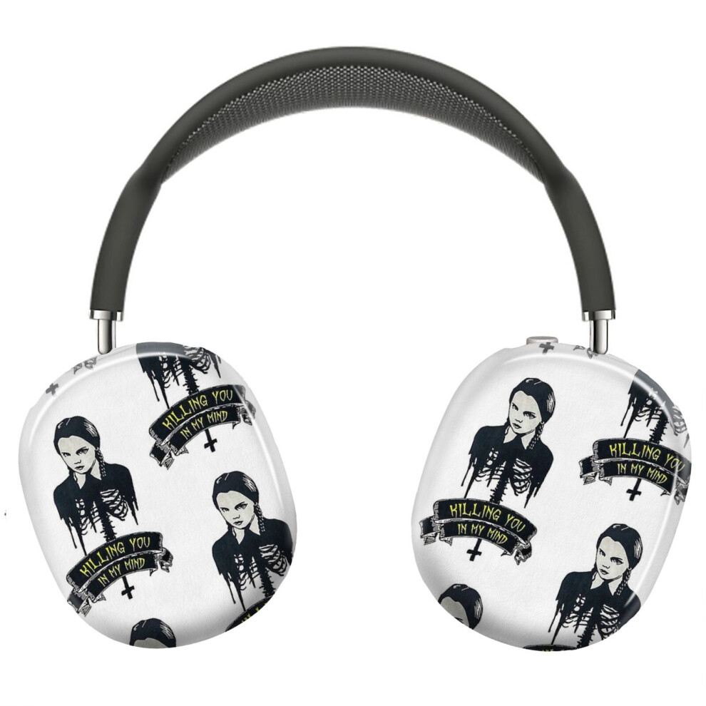 (Wednesday Addams _3898) Protective Cover For Airpods Max Headphones Aesthetic Print Snap On Cases 8841579118510