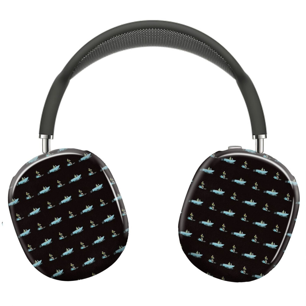 (Water Ski Pattern_7576) Protective Cover For Airpods Max Headphones Aesthetic Print Snap On Cases 8841579118558