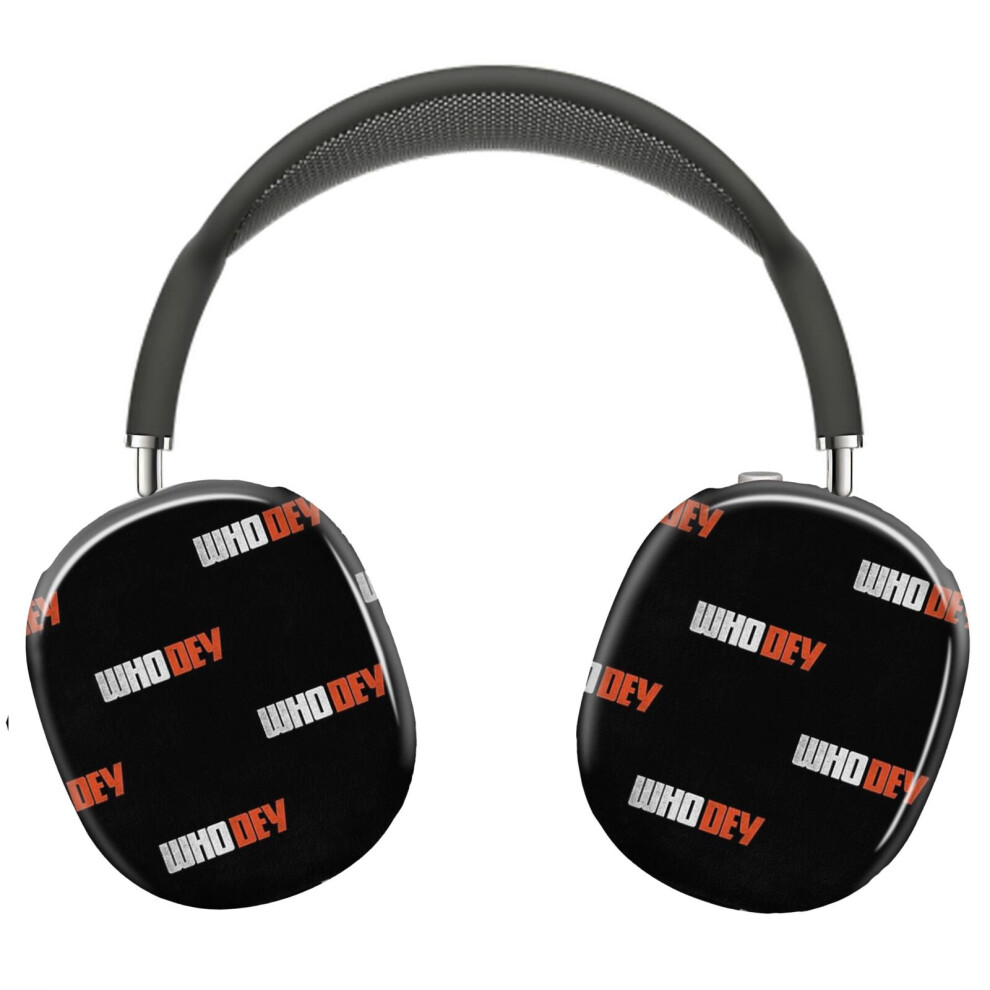(Who Dey_8387) Protective Cover For Airpods Max Headphones Aesthetic Print Snap On Cases 8841579119777