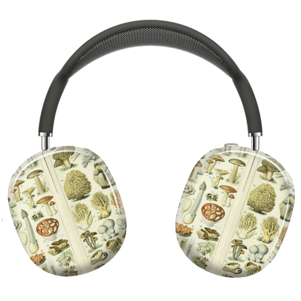 (Wild Mushroom Chart_6193) Protective Cover for AirPods Max Headphones Aesthetic Print Snap On Cases-image-OPC-PFGKDQ5-NEW