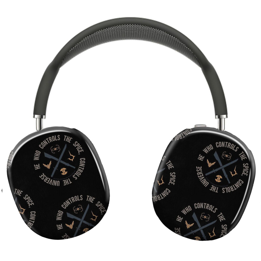 (Who Controls The Spice_4658) Protective Cover For Airpods Max Headphones Aesthetic Print Snap On Cases 8841579120056