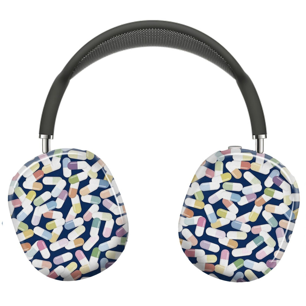 (Who Dropped The Pills _8062) Protective Cover For Airpods Max Headphones Aesthetic Print Snap On Cases 8841579120049