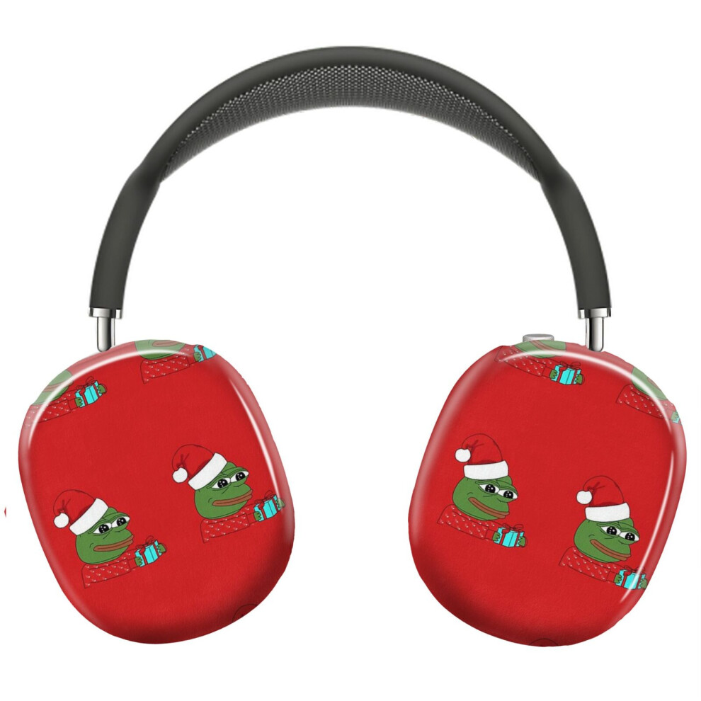 (Xmas Pepe_7822) Protective Cover For Airpods Max Headphones Aesthetic Print Snap On Cases 8841579122180